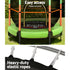 Everfit 4.5FT Trampoline for Kids w/ Enclosure Safety Net Rebounder Gift Green - Outdoorium