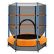 Everfit 4.5FT Trampoline for Kids w/ Enclosure Safety Net Rebounder Gift Orange | Outdoorium