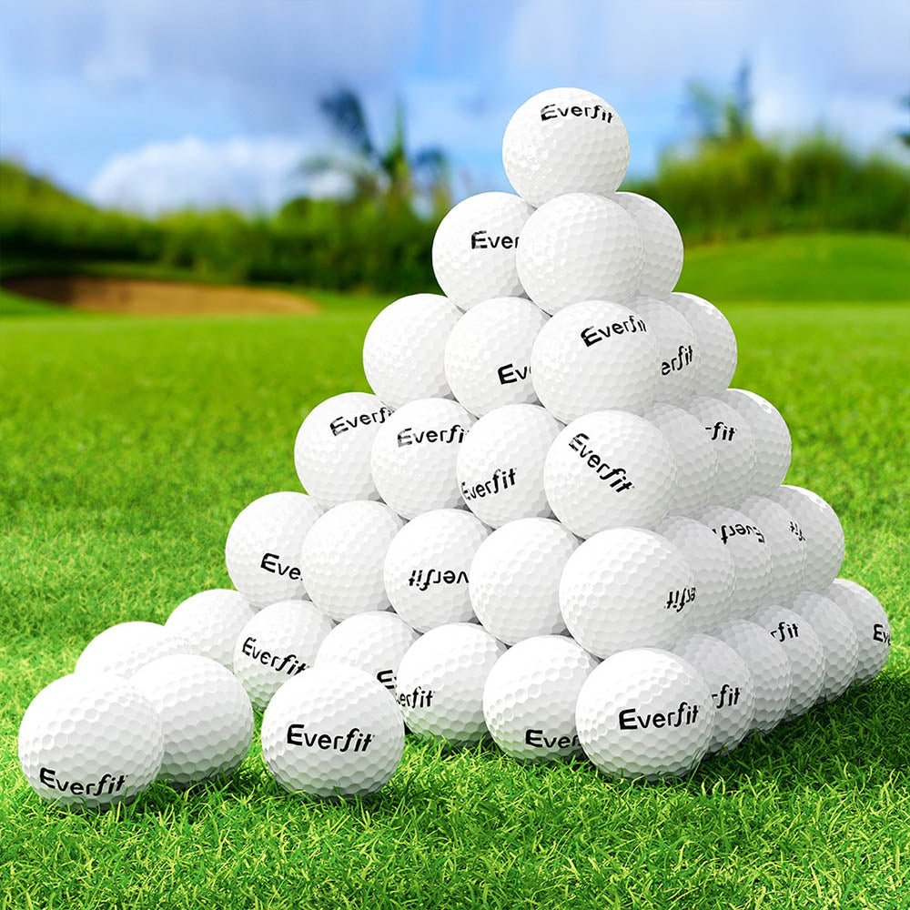 Everfit 60pcs Golf Ball Set Reusable Distance Golf Balls Practice Training - Outdoorium