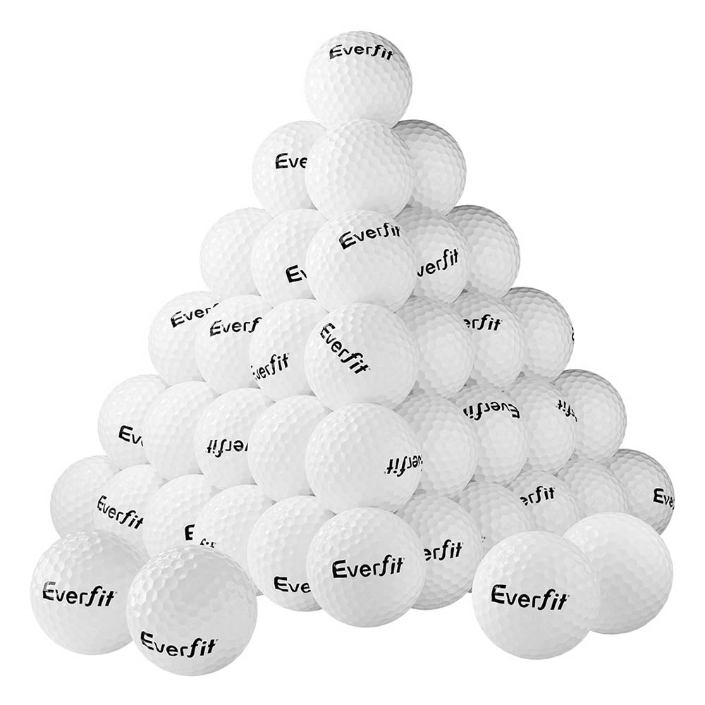 Everfit 60pcs Golf Ball Set Reusable Distance Golf Balls Practice Training - Outdoorium