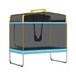 Everfit 6FT Trampoline for Kids w/ Enclosure Safety Net Swing Rectangle Yellow | Outdoorium