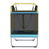Everfit 6FT Trampoline for Kids w/ Enclosure Safety Net Swing Rectangle Yellow | Outdoorium