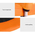 Everfit 6FT Trampoline for Kids w/ Ladder Enclosure Safety Net Rebounder Orange | Outdoorium