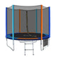 Everfit 8FT Trampoline for Kids w/ Ladder Enclosure Safety Net Pad Gift Round | Outdoorium