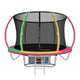 Everfit 8FT Trampoline for Kids w/ Ladder Enclosure Safety Net Rebounder Colors | Outdoorium