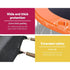 Everfit 8FT Trampoline for Kids w/ Ladder Enclosure Safety Net Rebounder Orange - Outdoorium