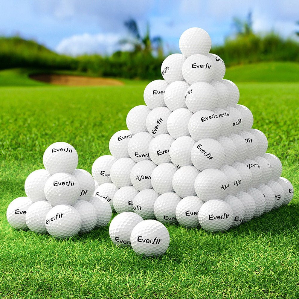 Everfit 96pcs Golf Ball Set Reusable Distance Golf Balls Practice Training - Outdoorium