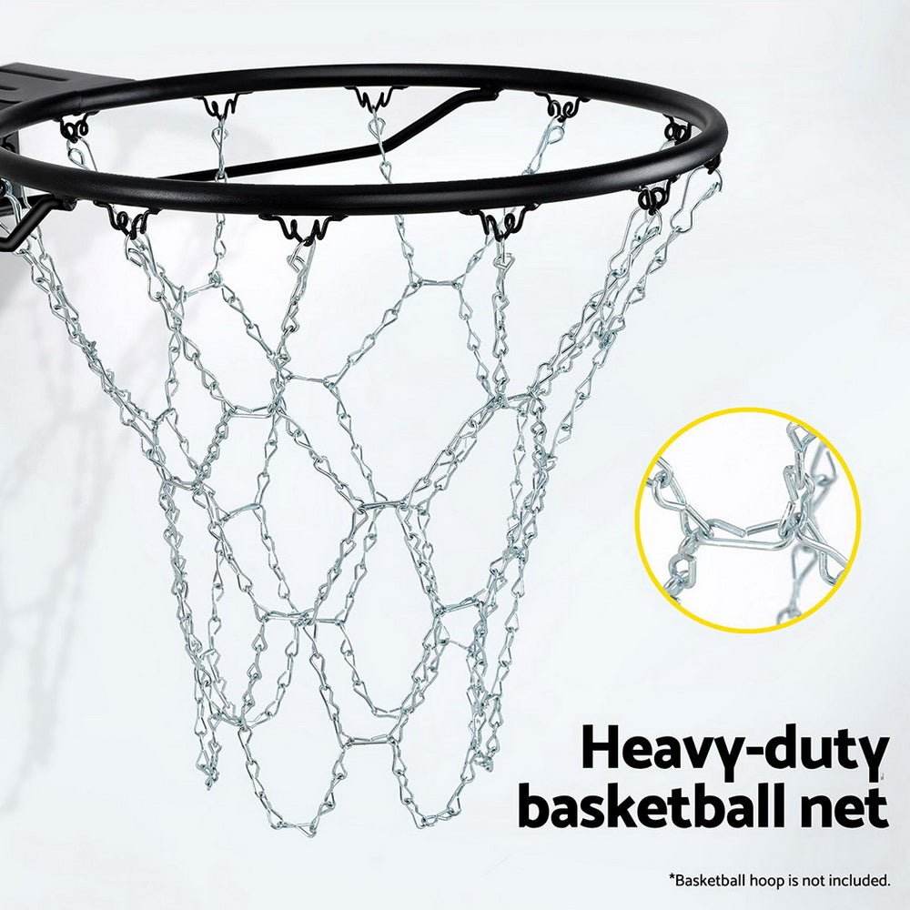 Everfit Basketball Ring Metal Braided Chain Net 12 Loop | Outdoorium
