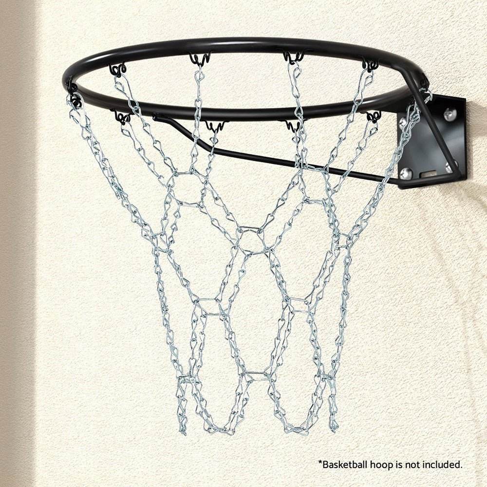 Everfit Basketball Ring Metal Braided Chain Net 12 Loop | Outdoorium
