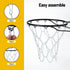 Everfit Basketball Ring Metal Braided Chain Net 12 Loop | Outdoorium