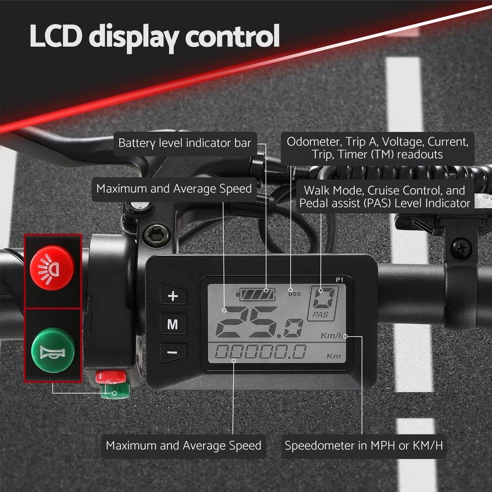 Everfit Folding Electric Bike Urban City Bicycle eBike Rechargeable Battery 250W | Outdoorium