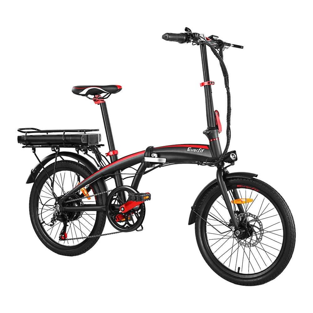 Everfit Folding Electric Bike Urban City Bicycle eBike Rechargeable Battery 250W | Outdoorium
