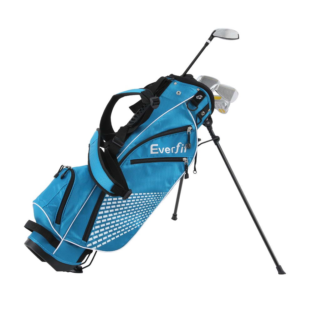 Everfit Golf Clubs Set Junior Right Handed Golf Wedges Iron Golf Stand Bag - Outdoorium