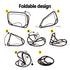 Everfit Portable Football Net Soccer Goal Rebound Target Hitter Training - Outdoorium