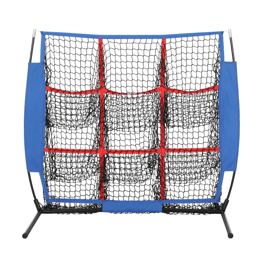 Everfit Soccer Net Baseball Pitching Football Goal Training Aid 9 Target Zone - Outdoorium