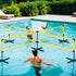 Everfit Water Volleyball Net Set Portable Swimming Pool Nets Game 4 Anchor Bags | Outdoorium