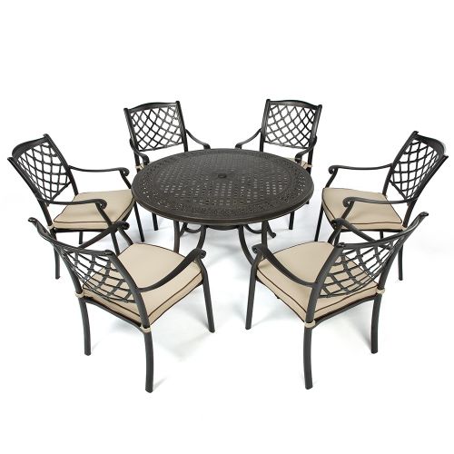 Fiji Metal Outdoor Dining table - Outdoorium