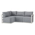 Four - Seat Alfresco Harmony Set – Charcoal Grey - Outdoorium