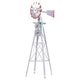 Garden Windmill 4FT 146cm Metal Ornaments Outdoor Decor Ornamental Wind Will | Outdoorium