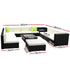 Gardeon 13-Piece 11-Seater Modular Wicker Outdoor Sofa Set - Black