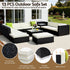 Gardeon 13-Piece Outdoor Wicker Sofa Set | Modular Lounge Setting | Furniture > Outdoor
