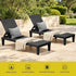 Gardeon 2-Pack Adjustable Sun Loungers - Black – product gallery image 6