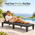 Gardeon 2-Pack Adjustable Sun Loungers - Black – product gallery image 7