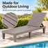 Gardeon 2-Pack Adjustable Sun Loungers - Brown – product gallery image 9