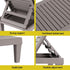 Gardeon 2-Pack Adjustable Sun Loungers - Brown – product gallery image 7