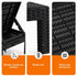 Gardeon folding rattan sun loungers in black - view 7