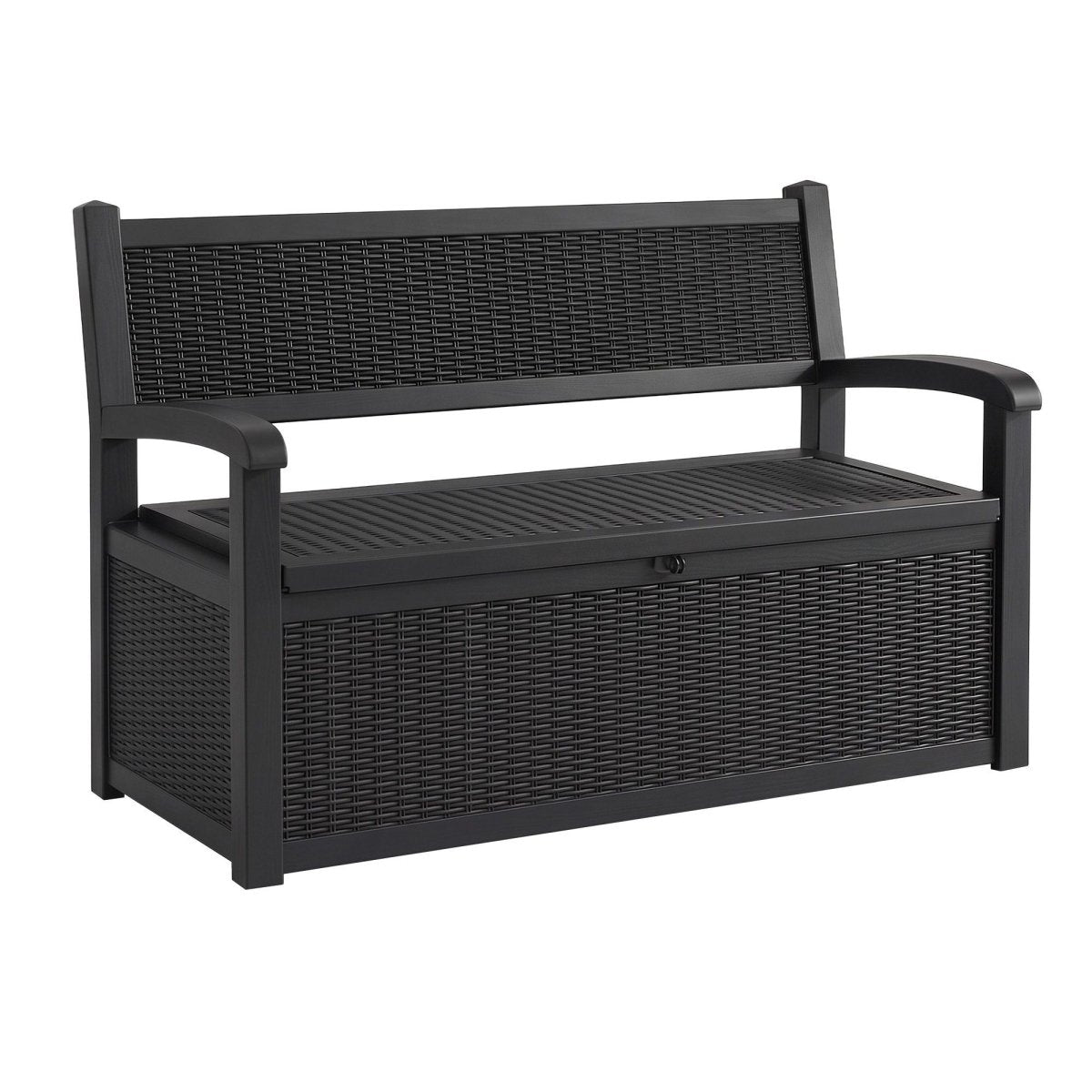 Gardeon black 254L garden storage bench - additional product image 2