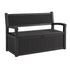 Gardeon black 254L garden storage bench - additional product image 2