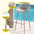 Gardeon 2PC Outdoor Bar Stools Plastic Metal Dining Chair Patio Furniture Coffee | Furniture > Bar Stools & Chairs > Table & Bar Stools