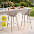 Gardeon 2PC Outdoor Bar Stools Plastic Metal Dining Chair Patio Furniture Coffee | Furniture > Bar Stools & Chairs > Table & Bar Stools