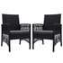 Gardeon 2PC Outdoor Dining Chairs Patio Furniture Wicker Lounge Chair Garden | Furniture > Outdoor