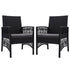 Gardeon 2PC Outdoor Dining Chairs Patio Furniture Wicker Lounge Chair Garden | Furniture > Outdoor