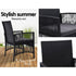 Gardeon 2PC Outdoor Dining Chairs Patio Furniture Wicker Lounge Chair Garden | Furniture > Outdoor