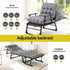 Gardeon padded sun lounger cushion detail