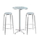 Gardeon 3 - Piece Outdoor Bar Set Bistro Table Stools Adjustable Round Cafe | Outdoorium