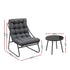 Gardeon 3-Piece Outdoor Bistro Set – Black & Grey – view 2