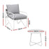 Gardeon outdoor bistro armchair and cushion