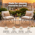 Gardeon 3-Piece Outdoor Bistro Set - Khaki