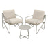 Gardeon 3-Piece Outdoor Bistro Set - Khaki