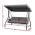 Gardeon grey convertible three-seater canopy swing chair - additional product image 3