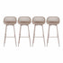 Gardeon 4-Piece Outdoor Bar Stools Plastic Metal Dining Chair Furniture Coffee | Furniture > Bar Stools & Chairs > Table & Bar Stools