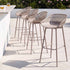 Gardeon 4-Piece Outdoor Bar Stools Plastic Metal Dining Chair Furniture Coffee | Furniture > Bar Stools & Chairs > Table & Bar Stools