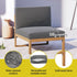 Gardeon 4 - Piece Outdoor Sofa Set Wooden Couch Lounge Setting 5PCS | Outdoorium