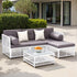 Gardeon 4 Seater Outdoor Sofa Set 5PCS Table Chair Set Garden Patio Furniture | Outdoorium