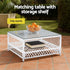 Gardeon 4 Seater Outdoor Sofa Set 5PCS Table Chair Set Garden Patio Furniture | Outdoorium