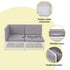 Gardeon 4 Seater Outdoor Sofa Set 5PCS Table Chair Set Garden Patio Furniture | Outdoorium